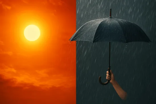 Roraima terá altas temperaturas e chuvas intensas em junho (Reprodução Imagem Sora)