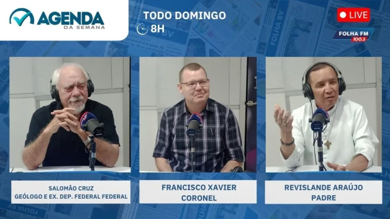 'Agenda' recebe geólogo, ex-comandante da PM e padre para debater temas atuais