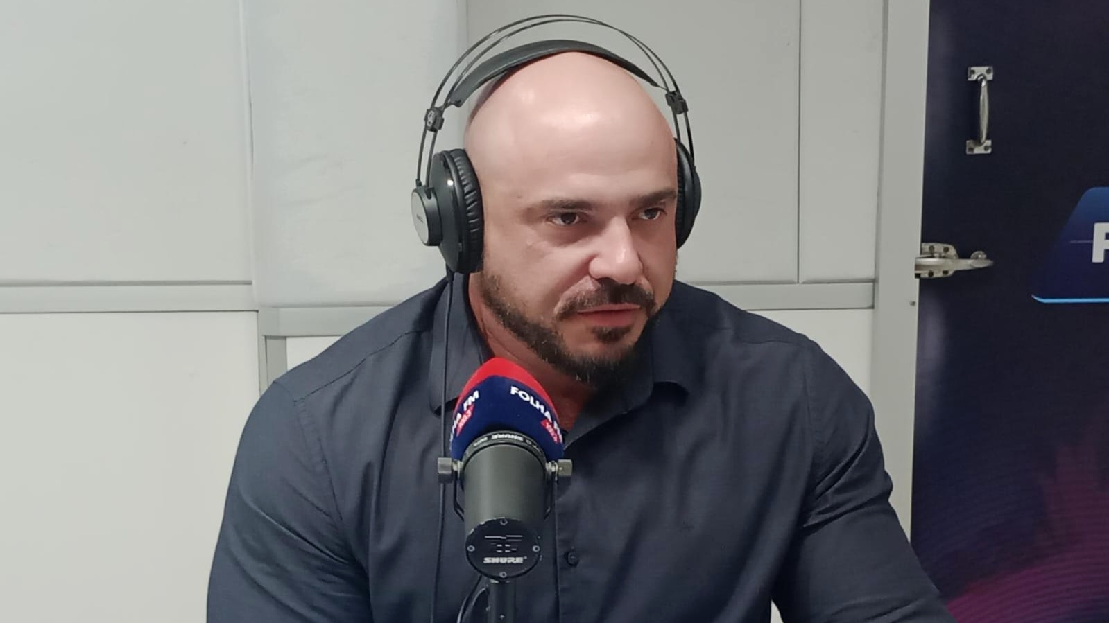 O presidente da Aprosoja-RR, Murilo Ferrari, durante o programa Agenda da Semana, da Folha FM