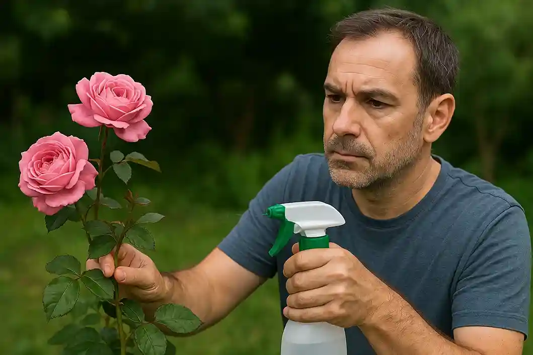 Como tirar pragas da roseira com uma mistura que não agride as flores