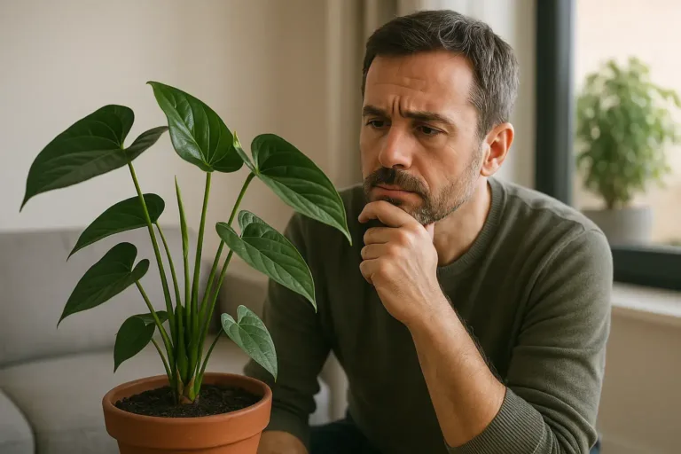 Seu antúrio sem flores pode estar pedindo troca de vaso ou mais luz