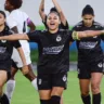 Meia Vaneza, autora do primeiro gol da partida. Foto: Kamila Marinho/@rionegrofemininorr