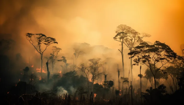 Eventos climáticos ameaçam a floresta