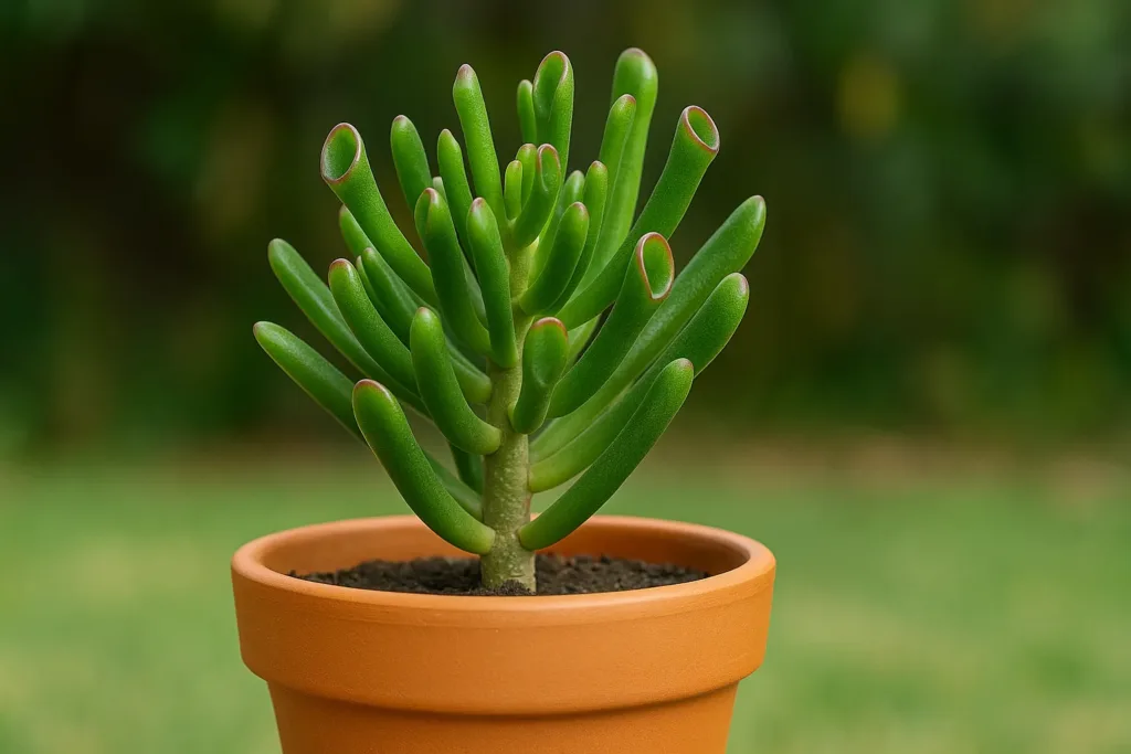 Suculenta orelha-de-shrek parece um brinquedo e atrai atenção com seu formato divertido Suculenta orelha-de-shrek parece um brinquedo e atrai atenção com seu formato divertido