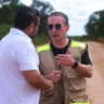 O deputado federal Duda Ramos com o superintendente estadual do DNIT-RR, Igo Brasil