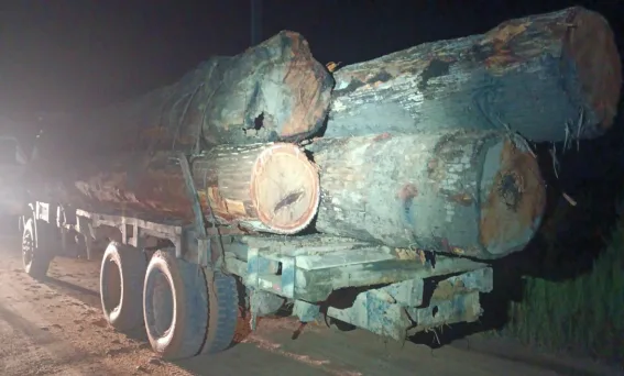 Caminhão foi trocado de lugar mesmo sem a bateria  (Foto: Divulgação)