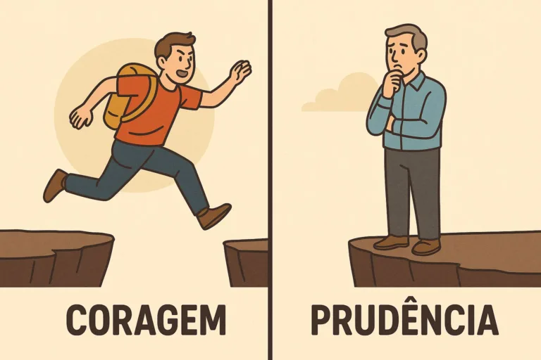 CORAGEM E PRUDÊNCIA: O equilíbrio entre o medo e a ação