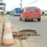 Buracos em avenida preocupam moradores