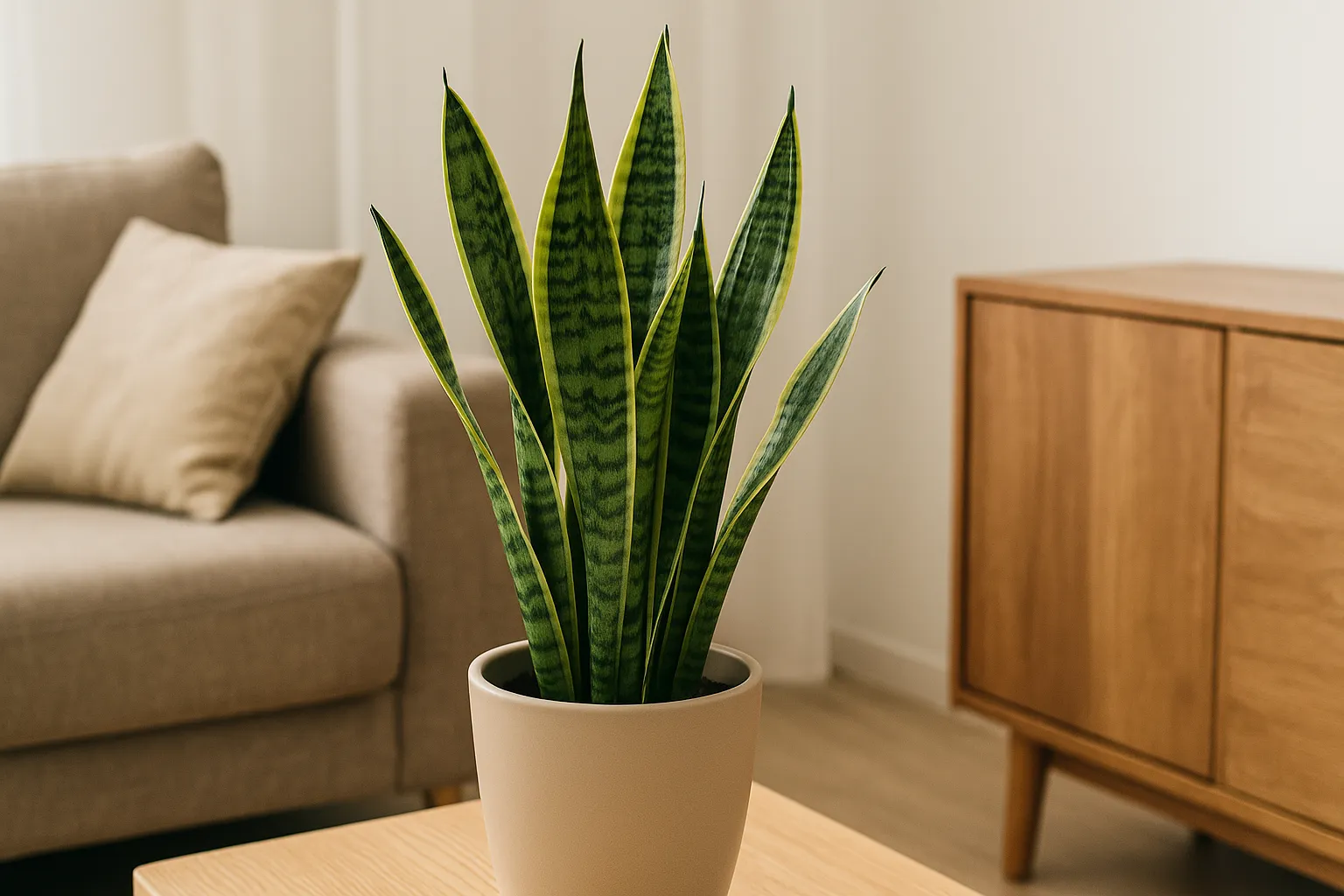 Essa planta sobrevive com 1 rega por mês e ainda purifica o ar