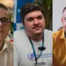 Diego Aragão, Vicente Ricarte e Kelton Lopes (Fotos: Divulgação e Nilzete Franco/FolhaBV)