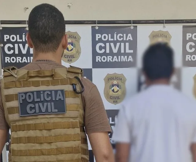 Prisão foi efetuada por agentes da Polícia Civil (Foto: Ascom/PCRR) 