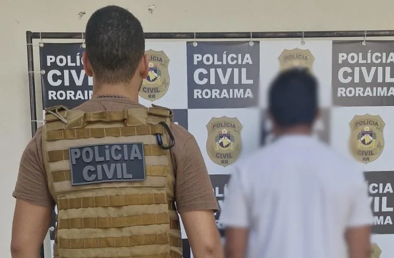 Prisão foi efetuada por agentes da Polícia Civil (Foto: Ascom/PCRR) Prisão foi efetuada por agentes da Polícia Civil (Foto: Ascom/PCRR)