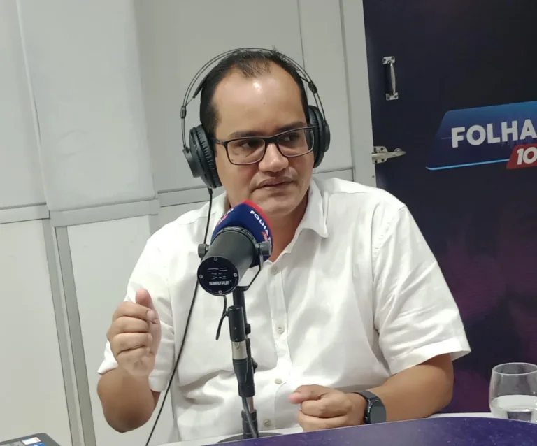 Frederick Lins em entrevista ao Agenda da Semana. (Foto: FolhaBV)
