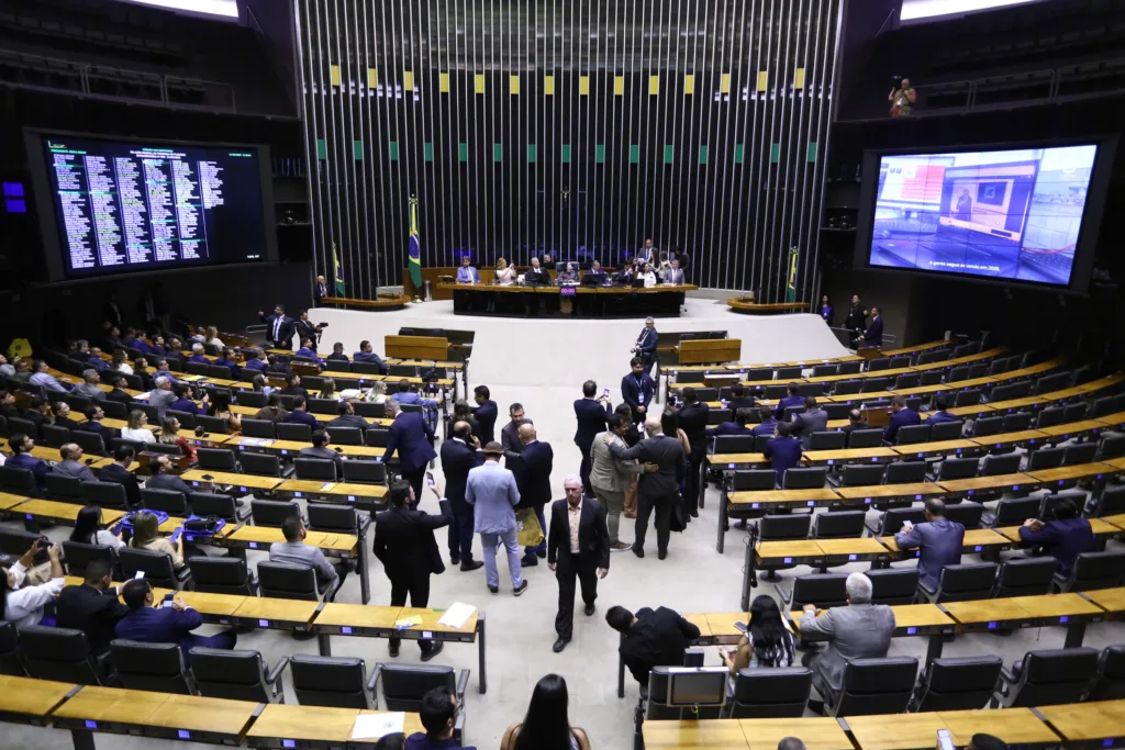 O plenário da Câmara dos Deputados (Foto: Vinicius Loures/Câmara dos Deputados)