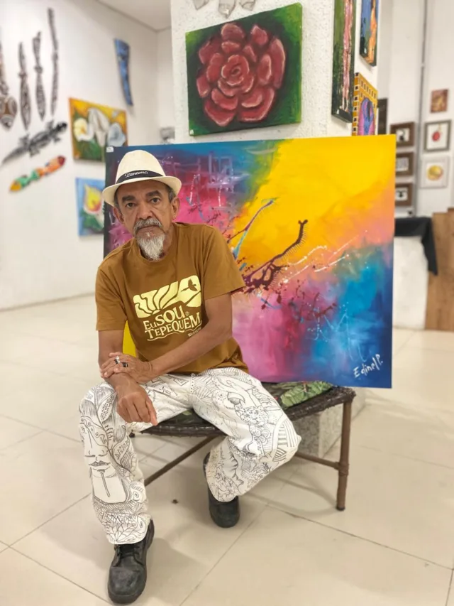 Edinel Pereira é um dos grandes nomes da arte roraimense (Foto: Arquivo Pessoal)