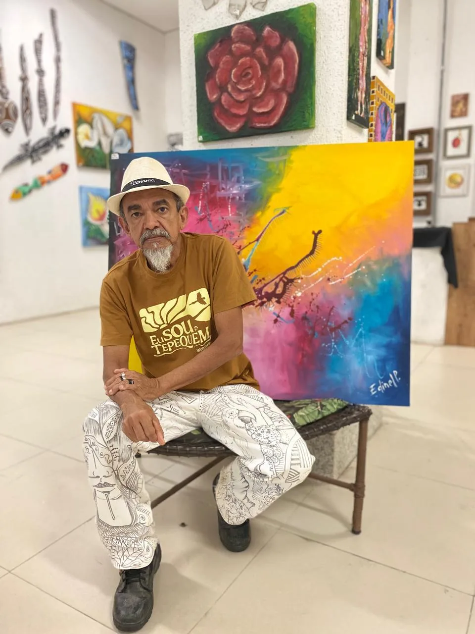 Edinel Pereira é um dos grandes nomes da arte roraimense (Foto: Arquivo Pessoal) Edinel Pereira é um dos grandes nomes da arte roraimense (Foto: Arquivo Pessoal)