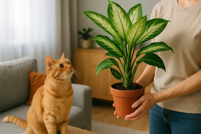 Comigo-ninguém-pode 4 perigos reais da planta para seu pet de estimação