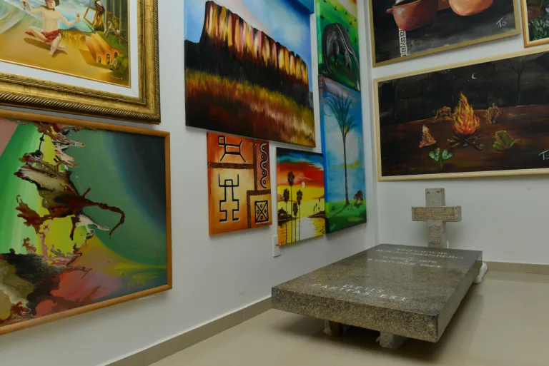 Sala de artes localizada no Museu Integrado de Roraima (Foto: Nilzete Franco-Folha BV)
