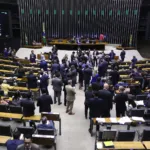O plenário da Câmara dos Deputados