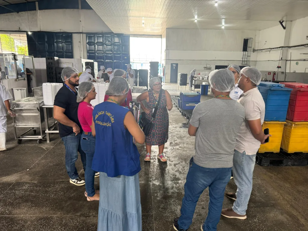 A fiscalização foi realizada na tarde desta quarta-feira (21). Foto: Ascom/Sesau A fiscalização foi realizada na tarde desta quarta-feira (21). Foto: Ascom/Sesau