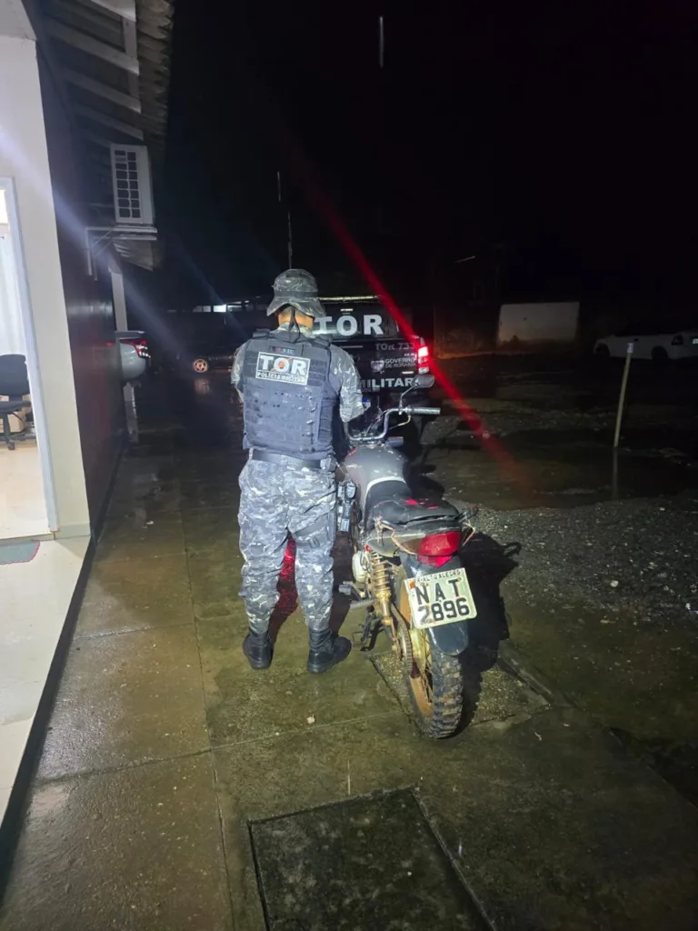 Motocicleta irregular é econtrada em Alto Alegre