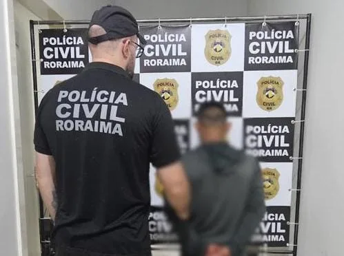 Prisão foi efetuada por agentes da Polícia Civil (Foto: ASCOM/PCRR) 