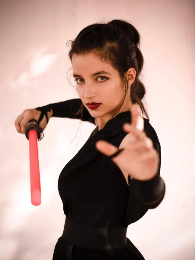 Fernanda Fernades com seu cosplay da franquia. (Foto: Arquivo Pessoal)