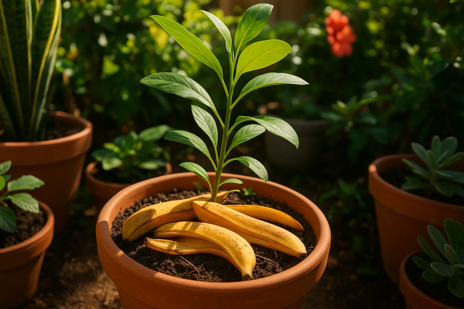 Plantas no calor essa casca que vai pro lixo pode salvá-las