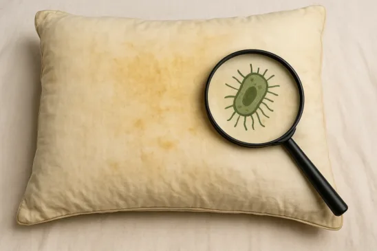 Pesquisa revela acúmulo alarmante de micro-organismos na roupa de cama e alerta para riscos à pele, cabelos e saúde respiratória (Foto Reprodução Sora)