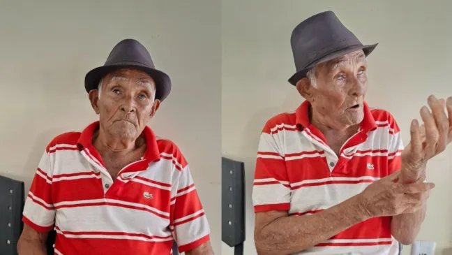 Josias Miranda da Luz, foi encontrado desorientado no bairro Tancredo Neves (Foto: Reprodução/PCRR)