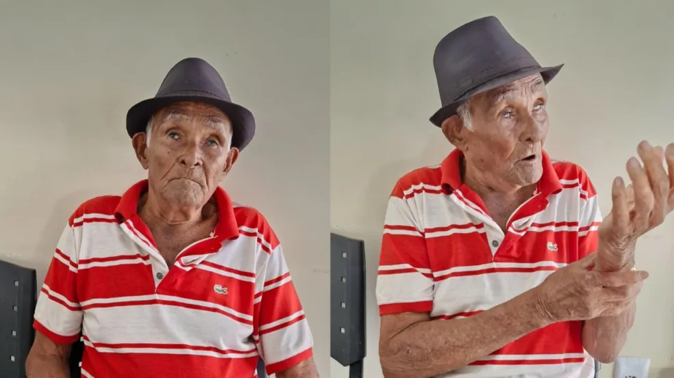 Josias Miranda da Luz, foi encontrado desorientado no bairro Tancredo Neves (Foto: Reprodução/PCRR)