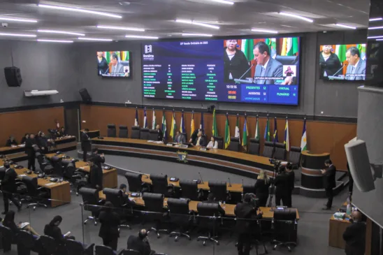 O plenário da Assembleia Legislativa de Roraima