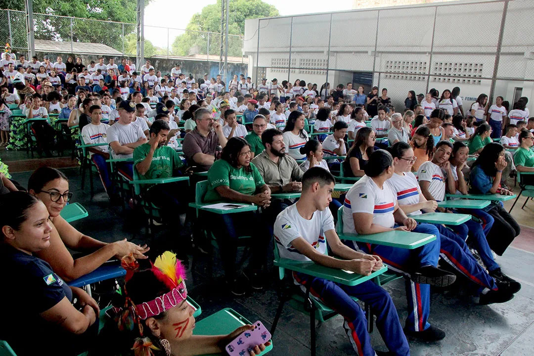 Colégio Militarizado Maria dos Prazeres Mota realiza Saberes da Amazônia (Foto: Wenderson Cabral/FolhaBV)