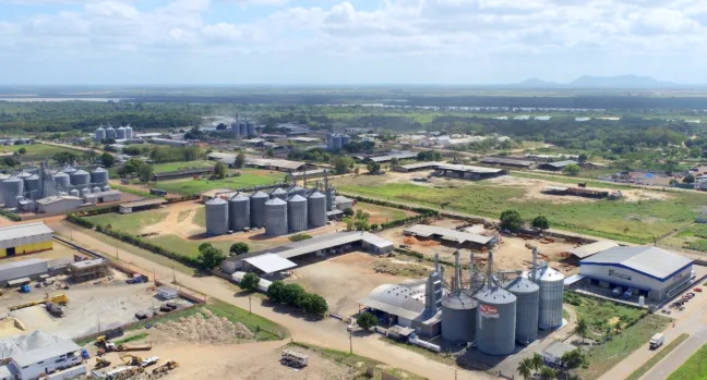 Vista aérea do Distrito Industrial