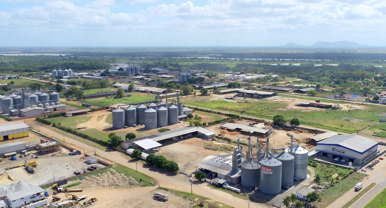 Vista aérea do Distrito Industrial