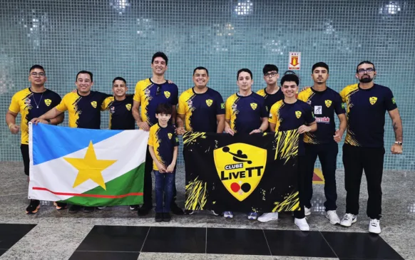 Clube Live TT representa Roraima na Copa do Brasil de Tênis de Mesa