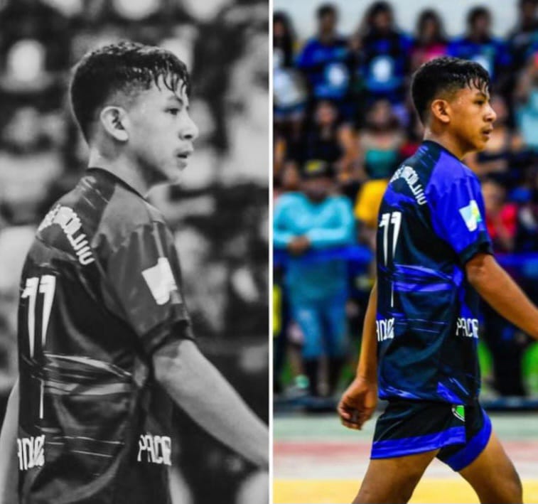 Antonny Henry, de 14 anos, faleceu após complicações decorrentes de uma lesão sofrida em quadra. (Foto: Reprodução)