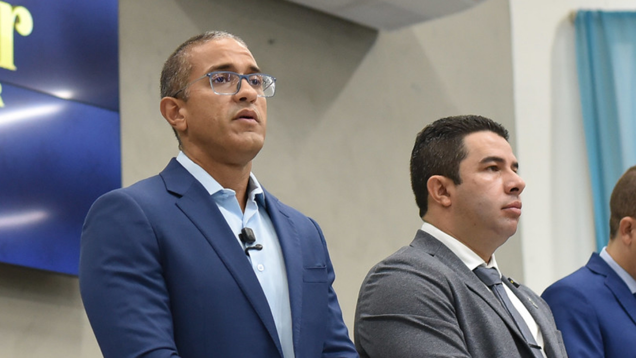 O prefeito Arthur Henrique e o presidente da Câmara Municipal de Boa Vista, vereador Genilson Costa