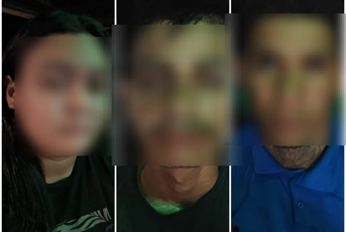 Diante dos fatos, os envolvidos e o material apreendido foram apresentados na Central de Flagrantes (Foto: Divulgação) 