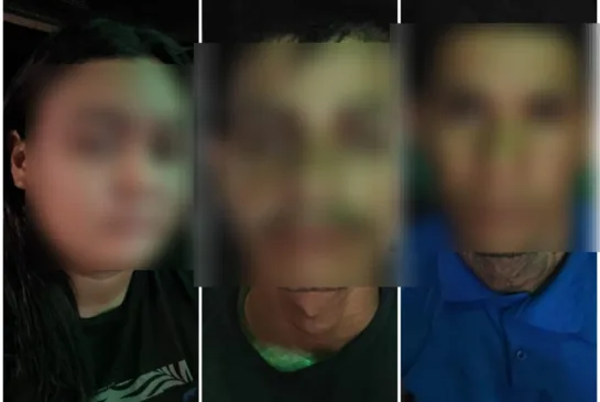Diante dos fatos, os envolvidos e o material apreendido foram apresentados na Central de Flagrantes (Foto: Divulgação) 