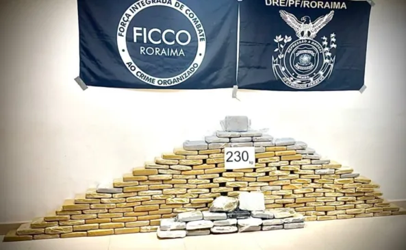 Dois brasileiros e colombiano são presos com 230 kg de drogas