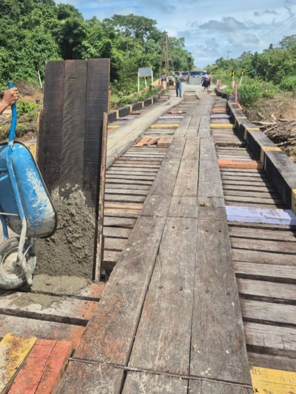 Ponte sobre o rio Tucumã terá interdição parcial para obras entre os dias 1º e 3 de julho