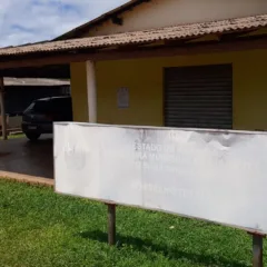Frete do prédio do conselho tutelar de Uiramutã. (Foto: Arquivo Pessoal)