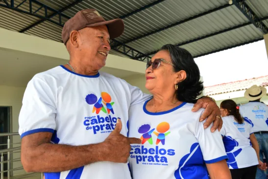 Os dois se conheceram no projeto Cabelos de Prata- Foto: Nilzete Franco/Folha BV