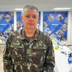 O comandante se reuniu com a imprensa nesta terça-feira (10) (Foto: Dina Vieira/FolhaBV)