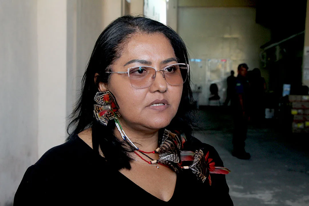 A nova coordenadora do Dsei Leste, Lindinalva Lopes Marques em entrevista à Folha BV