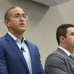 O prefeito Arthur Henrique e o presidente da Câmara Municipal de Boa Vista, vereador Genilson Costa