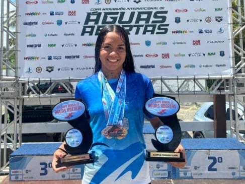 Kathleen Maoella representará o Brasil na Copa Pacífico de Águas Abertas. (Foto: Divulgação)