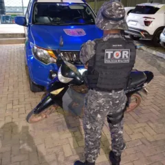 Moto adulterada é apreendida pela Polícia Militar