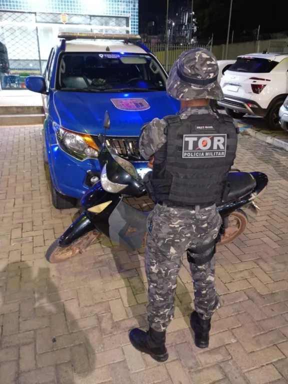 Moto adulterada é apreendida pela Polícia Militar
